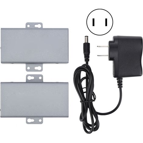 HDMI-Sender/Empfänger mit Adapter zur Signalverlängerung, 110–240 V, US-Stecker (1/5)