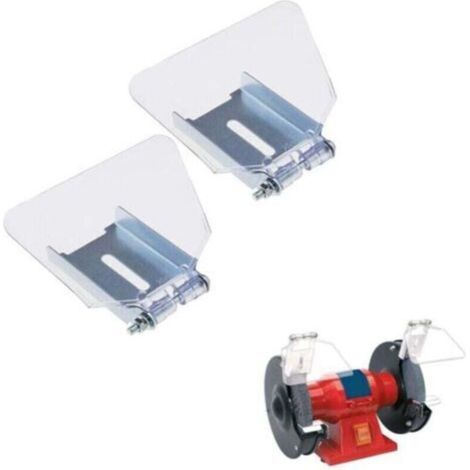 Visière de Meuleuse d\'établi Compatible avec Meuleuses d\'établi Type 125/150 Machine de Fixation Bouclier d\'outil Boîtier Antirouille en Acier Inoxydable