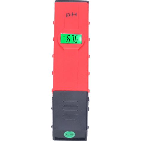 PH Mètre Numérique Portable avec Rétroéclairage et Compensation Automatique de Température pour Eau et Sol