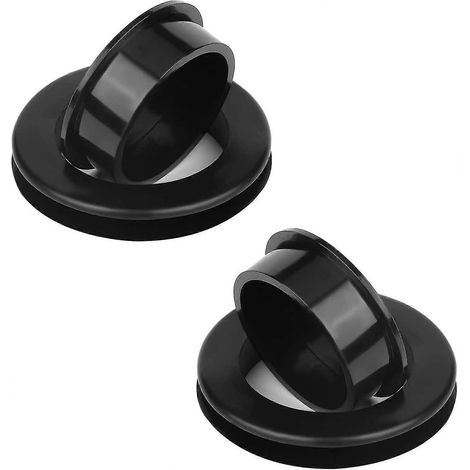 ensembles de protections en silicone pour trous de parasol, avec butée et bouchon, pour table ou pied de parasol (transparents). (1/5)