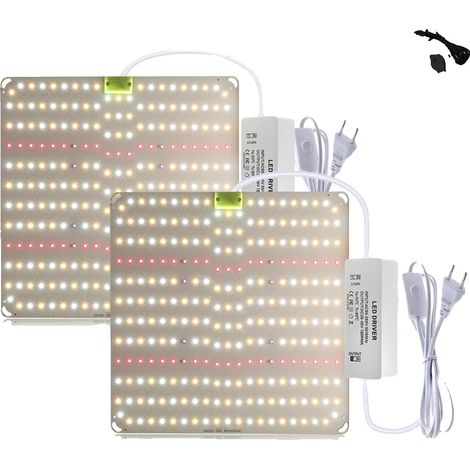 Lampe de culture LED, spectre complet, interrupteur croissance/floraison (1/2)