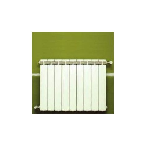 Chauffage central fonte aluminium 9 éléments blanc – Puissance 1332W – Dimensions 782x720x80mm – Pour installations jusqu'à 110°C – Global (1/4)