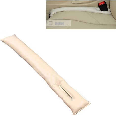 (Beige 1) Poche de rangement pour console centrale de siège auto, boîte de rangement pour couture de siège auto, attache de siège pour Mitsubishi, Audi, Subaru, Renault, Ford, Nissan, Honda (1/5)