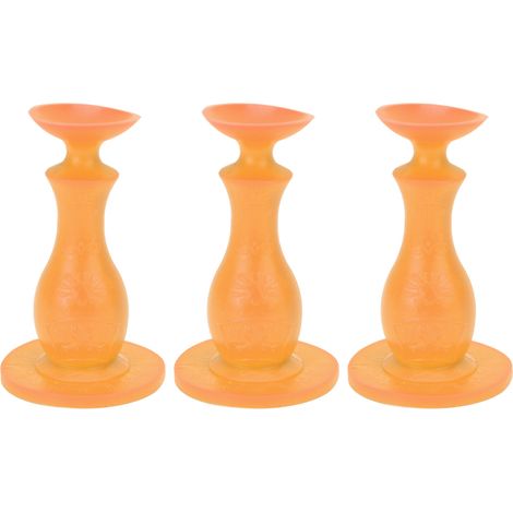 3 pièces butoir de porte machine à laver hublot support de maintien en caoutchouc orange pour usage domestique (1/5)