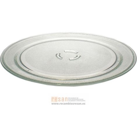 Plato microondas Whirlpool 36 cm. trebol ancho