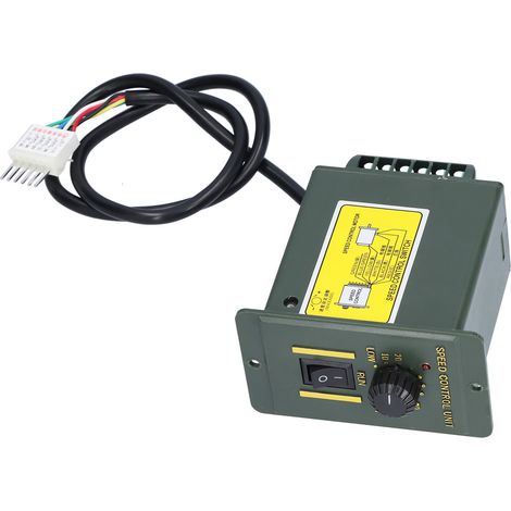 Drehzahlregler für Motoren, ABS-Elektrosteuerung mit Drehknopf, Sendemaschine, 220 V AC, 90 W (1/5)