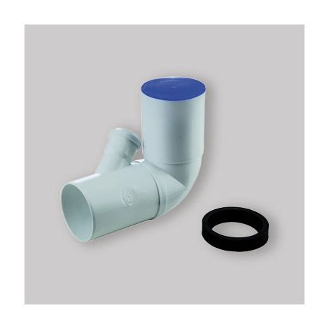 Curva Wc Prolungata Attacco Bicchiere Sx O Dx Orientabile Innesto 90X50 (1/4)