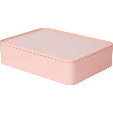 HAN 1110-86 - SMART-ORGANIZER ALLISON, pratico portautensili impilabile con vassoio interno e coperchio, colore: flamingo rose (1/3)