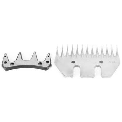 Cuchilla de esquilar ovejas de acero inoxidable de alta dureza, cuchilla de repuesto (13 dientes rectos + cuchilla pivotante) (1/5)