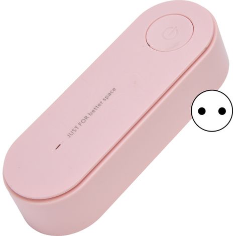 Purificateur d'Air avec 20 Millions d'Ions Négatifs, Élimine Formaldéhyde, Fumée, PM2.5 et Odeurs, pour Chambre, Prise EU, Rose (1/5)