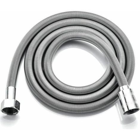 Flexible De Douche - Acier Inoxydable - 2 à 2,5 m - Raccord G1/2 - Laiton - Argent - Unité