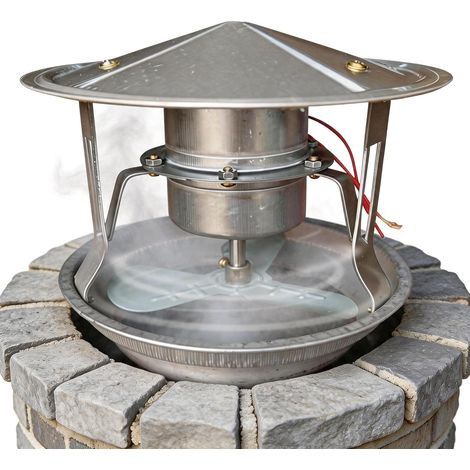 Ventilateur Évacuation des Fumées, Chapeau de Cheminée de Cheminée 40W Ventilateur de Cheminee 12,5-17cm Ventilateur Aspiration Silencieux pour Machine à Fumée pour Cheminee (1/5)