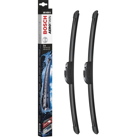 Bosch Balais d'essuie-glace plats AVANT Aerotwin AR450S L=450/450mm - 1 paire