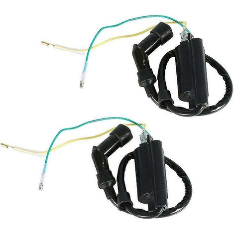 Lot de 2 bobines d'allumage 12V pour Honda CB350 CL350 SL350 CL450 CB450 CB500 CL500 (1/4)