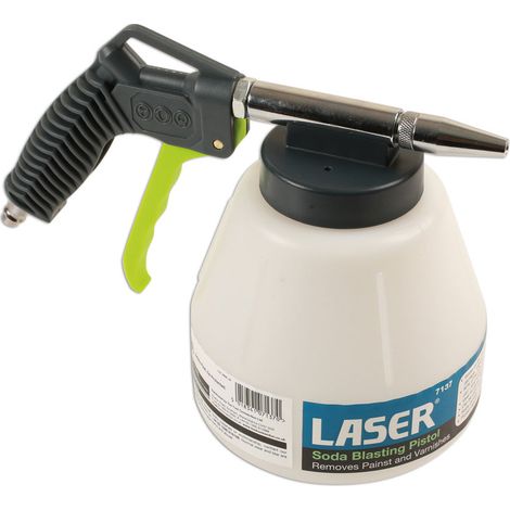 Pistola a spruzzo pneumaticamente per sabbiatura decapante bicarbonato di sodio laser 7137