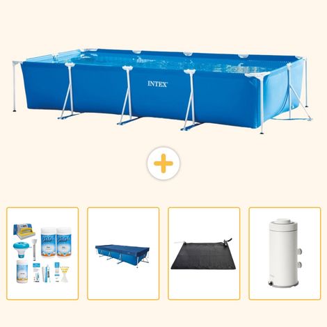 Intex Piscine Tubulaire Rectangulaire - 450x220x84 cm - 5-pièces S132 (1/5)