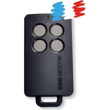 Scs Sentinel – Motorisation à vis sans fin pour portail battant – Télécommande 4 canaux – Portée 50 mètres – Compatible SCS 1, OpenGate, OneGate, CarGate (1/7)