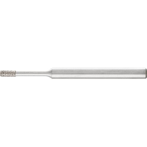 PFERD TOOLS Diamant-Schleifstift Zyl. Ø1,8 mm SchaftØ3 mm D126 (mit.) zum Schleifen von Bohrungen/Radien 5 Stk
