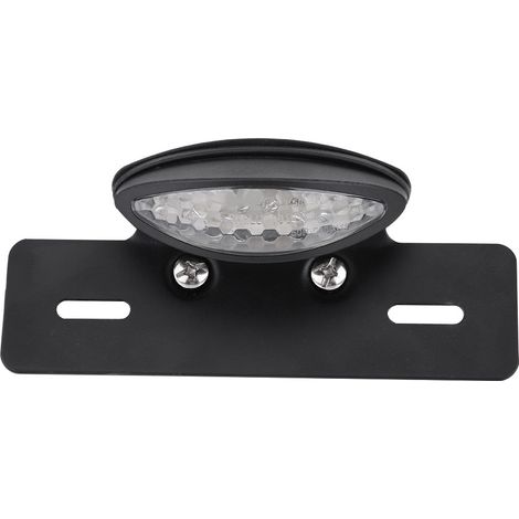 Motorcycle Tail Lights Feux de Plaque d'immatriculation d'arrêt de feu arrière de Frein arrière de Moto LED pour café Racer Blanc Feu arrière feu Stop Moto Feu arrière Moto Frein feu Stop feu Stop mo