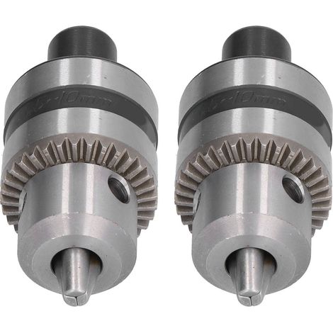 2er-Set Hochleistungs-Bohrfutter, 3-Klauen-Schlüsseladapter aus Aluminiumlegierung, 1/2 Zoll (1,5–10 mm) (1/5)