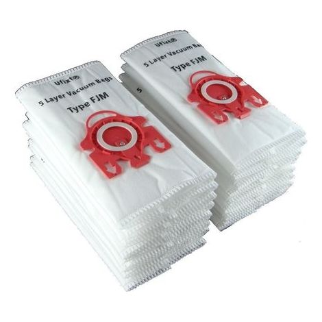 Pack Of 20 FJM Bags For Miele S718-1 Vacuum Bags Type FJM Free Delivery (1/5)