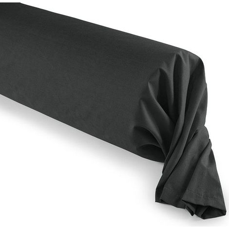 Taie de traversin - Prémium Truffe - 45 x 185 cm - 100% coton - Certifiée Oeko-Tex® - Douceur et robustesse (1/3)