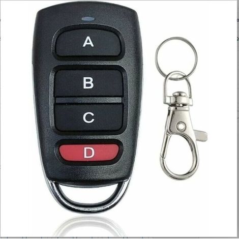 Telecommande Universelle Portail Télécommande de Portail Telecommande Universelle Porte Garage 433,92 MHz Télécommandes de 4 Touches Duplicateur de Code Fixe 1pc (1/5)
