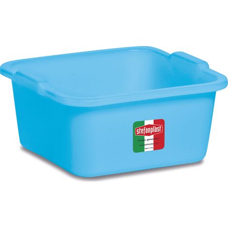 Stefanplast BACINELLA QUADRA AZZURRA lt. 7 - cm. 30x30x12,5 h