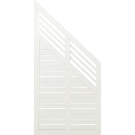 Plus Zaun Decora 90 x 180/95 cm RAL 9010 Weiß (1/2)