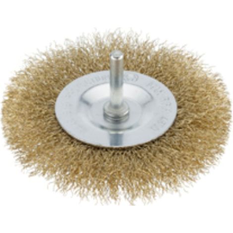SPAZZOLA CIRCOLARE ACCIAIO C/GAMBO MM 75X6 "PG 470"