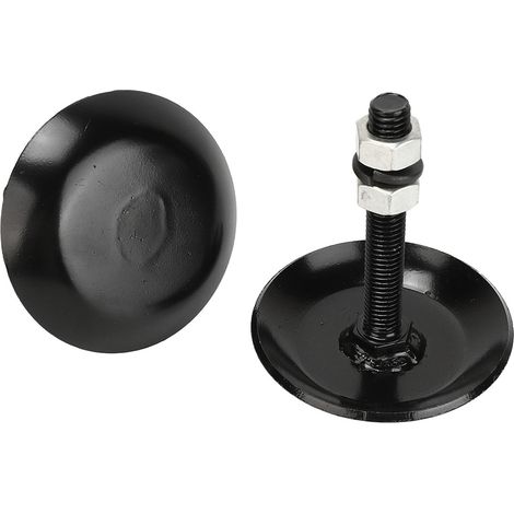 2 patins de déneigement, acier, longueur boulon 7,62 cm, diamètre 8,89 cm, compatibles VTT/SSV (1/5)
