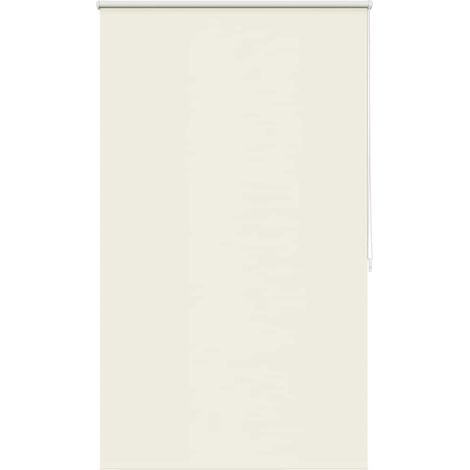 Store enrouleur occultant 84,4 x 175 cm, largeur du tissu 80 cm, blanc cassé
