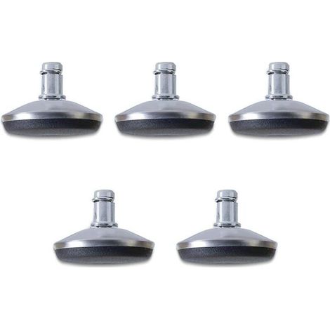 Chaise de bureau Chaise de bureau Roues de rechange Roulettes pivotantes pour pied fixe fixe Diamètre 7/16" (11 mm) Tige compatible avec la plupart des chaises de bureau (1/5)