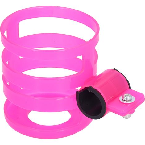 Porte-bouteille pour vélo, porte-bouteille réglable pour poussette, porte-bouteille pour vélo rose (1/5)