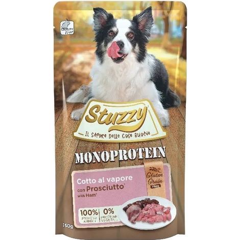 Jambon monoprotéiné sans céréales STUZZY pour chiens 150 g