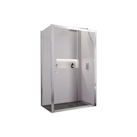 PAROI DOMAO 2 PORTES 1 FIXE + 1
