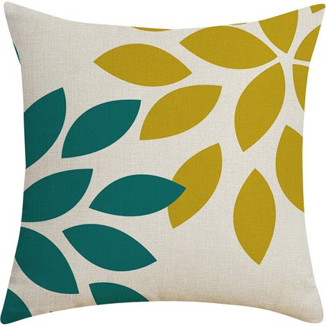 Taie d'oreiller - Coton - 50 x 75 cm - Sans fermeture éclair - Déco intérieure - Lot de 2 (1/4)