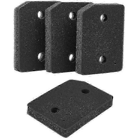 Lot de 4 filtres de rechange pour base de sèche-linge Miele T1 - Éponge en mousse filtrante (1/4)