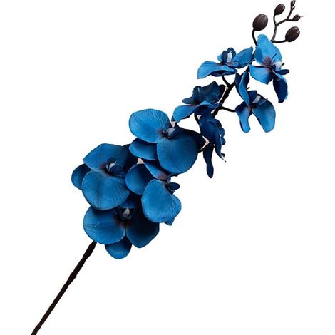Orchidée phalaenopsis artificielle en soie avec 9 têtes, 60 cm, faux papillon tige de fleur pour la maison, la décoration de fête de mariage (1/5)