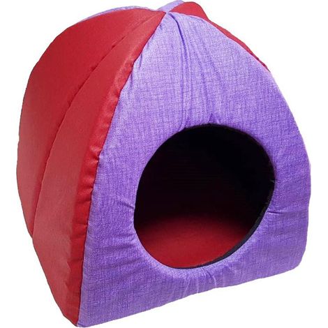 Igloo waterproof cuccia per cani medora purple red cm 45