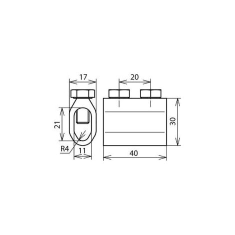 Dehn & Söhne Trennmuffe 450101 Al für RD 8/8-10mm
