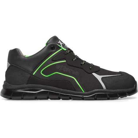 Exena XR89 Boulevard S3 SRC Sicherheitsschuhe - 40 EU -  Schwarz / Grün