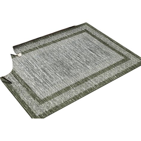 Teppichläufer, rutschfeste Rückseite, maschinenwaschbar, grün 120×170cm (1/2)