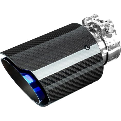Embout Echappement 54mm, Sortie d'échappement Voiture en Acier Inoxydable