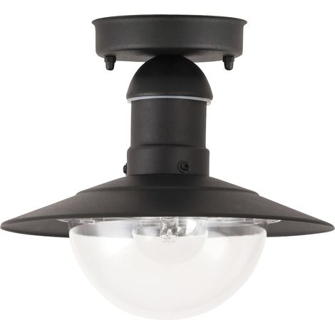 Lámpara de techo mediterránea 1xE27 Oslo negra 8716 Rabalux (1/5)