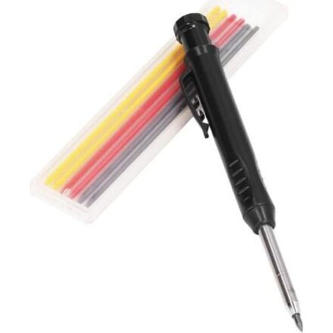 Stylos en plastique pour le travail du bois (recharge tricolore) (1/4)