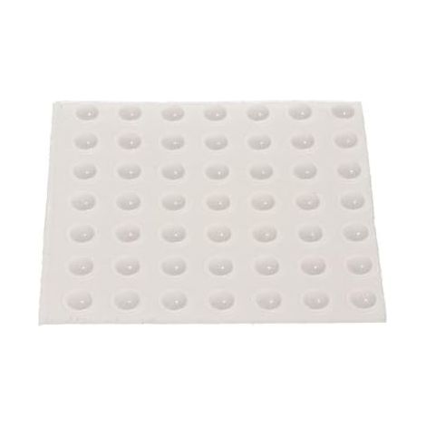 1 bande de 49 tampons adhésifs transparents en forme de dôme (1/2)