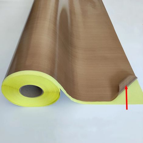 Tessuto di fibra vetro rivestito in ptfe alte temperature Packaging - sp.0,254mm NON Adesivo