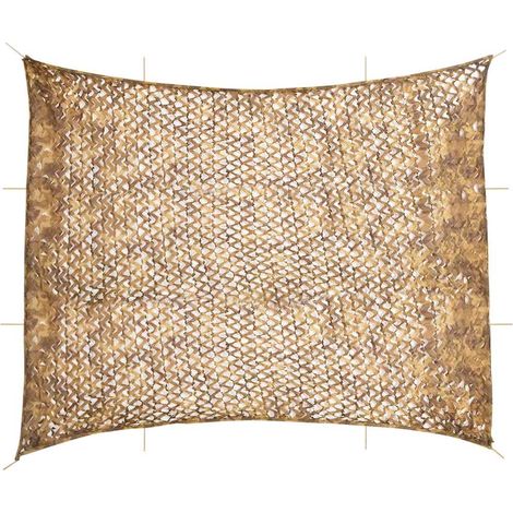 Tarnnetz mit Aufbewahrungstasche 729x602 cm Sandfarbe (1/5)