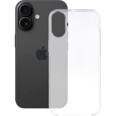 KSIX TRASERA DE SILICONA TRANSPARENTE / APPLE IPHONE 16